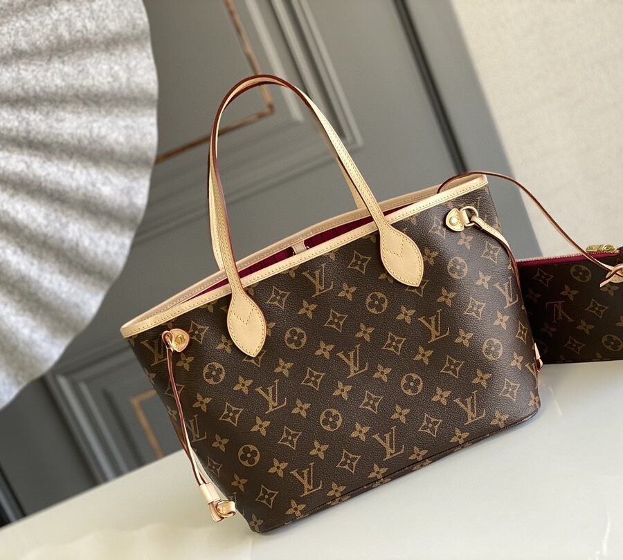 NEVERFULL PMMonogram coated canvas